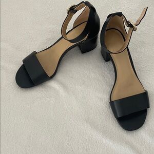 Michael Kors Black Ankle Strap Heels